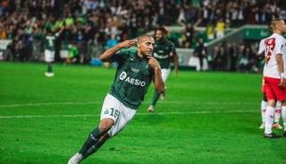 الخزري خلال مباراة سانت إيتيان وموناكو