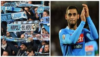 جماهير نابولي وغلام 