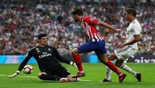 كورتوا ضد أتلتيكو مدريد 