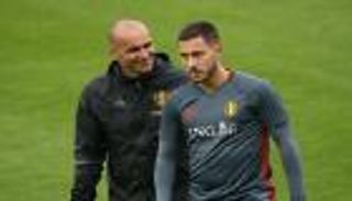 مدرب بلجيكا يطالب هازارد بتجاهل ريال مدريد