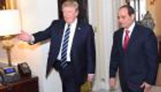 السيسي وترامب يبحثان سبل اقتلاع الإرهاب من جذوره