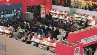 جانب من فعاليات معرض نيودلهي للكتاب