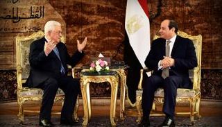 جانب من لقاء السيسي وعباس