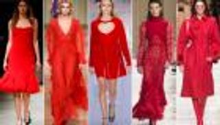 الأحمر يتربع على عرش موضة ألوان شتاء 2019