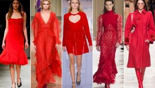 الأحمر يتربع على عرش موضة ألوان شتاء 2019