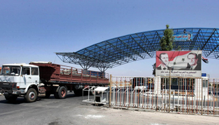 معبر حدودي بين الأردن وسوريا - أرشيف