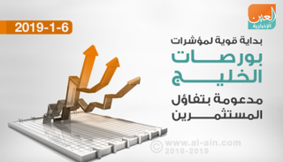 استهلال بورصات الخليج على ارتفاع