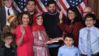 رشيدة طليب تؤدي اليمين أمام الكونجرس