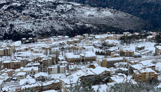 تساقط الثلوج في لبنان