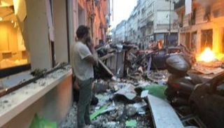 موقع الانفجار في باريس