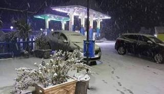 ثلوج في محافظة سطيف شرق الجزائر