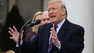 الرئيس الأمريكي دونالد ترامب