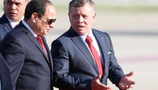 الملك عبدالله الثاني والرئيس السيسي- أرشيفية