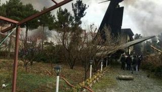 موقع تحطم الطائرة القرغيزية - تويتر