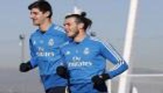 كورتوا يبدأ عملية الاستشفاء استعداداً لدعم ريال مدريد 