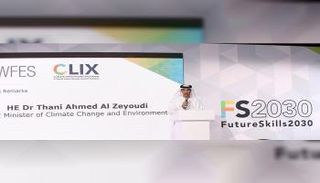 الدكتور ثاني بن أحمد الزيودي في مؤتمر "كليكس"