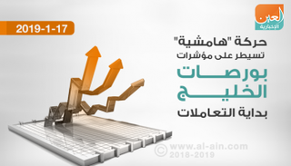 أداء عرضي لمؤشرات بورصات الخليج في المستهل
