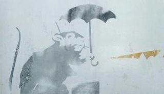 رسمة الفأر على جدار محطة قطارات بطوكيو