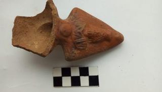 إحدى القطع المكتشفة في العامرية