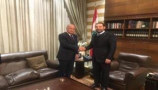 أحمد أبوالغيط خلال لقائه سعد الحريري