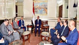 لقاء السيسي مع وفد المفوضية الاقتصادية للاتحاد الأوراسي