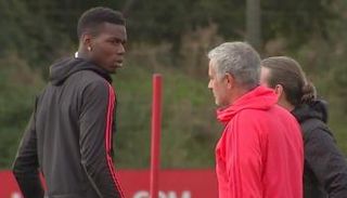 جوزيه مورينيو وبول بوجبا