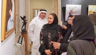 جانب من معرض روح الفن بجدة