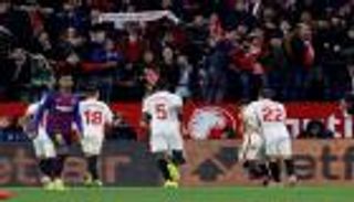 إشبيلية يهزم برشلونة في ذهاب ربع نهائي كأس الملك