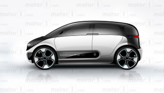 تصميم مبدئي للسيارة أبل