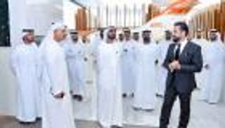بالصور.. محمد بن راشد يشيد بمستوى الإنجاز بمشروع مدينة دبي للطيران