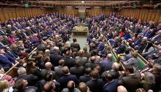 مجلس العموم البريطاني خلال جلسة التصويت على بريكسيت - رويترز