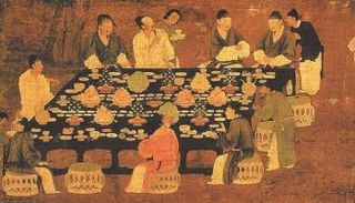 جدارية تعود لعصر أسرة سونج الذي تناولته رواية "حافة الماء"