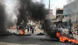 جانب من الاحتجاجات في العراق