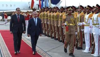 رئيس الوزراء الفلسطيني الدكتور محمد اشتية ونظيره المصري مصطفى مدبولي