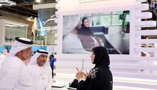 جانب من مشاركة وزارة الصحة الإماراتية في أسبوع "جيتكس للتقنية"