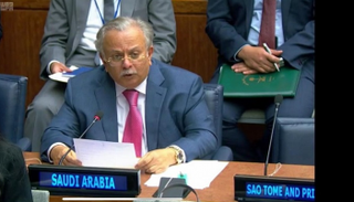 السفير عبدالله بن يحيى المعلمي مندوب السعودية لدى الأمم المتحدة