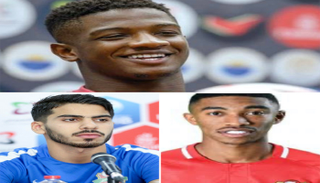 ماجد سرور وعبدالعزيز الكعبي ومحمد جمعة