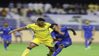 من مباراة النصر والفتح