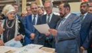 حاكم الشارقة يشهد انطلاق معرض "ليبر للكتاب" في مدريد