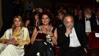 الفنانة المصرية وفاء عامر مع زوجها المنتج محمد فوزي