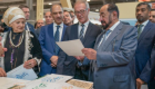 حاكم الشارقة يطلق عددا من مؤلفاته بالإسبانية في مدريد