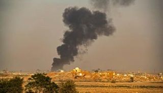 جانب من القصف التركي على شمالي سوريا