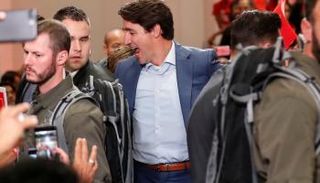 ترودو حضر فعالية انتخابية وسط إجراءات أمنية مشددة