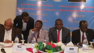 جانب من اجتماع اللجنة الفنية المشتركة بين السودان وجنوب السودان