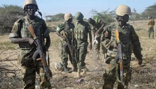 جنود الاتحاد الأفريقي في منطقة جنوب العاصمة الصومالية - أ ف ب