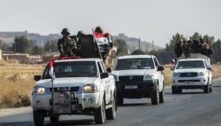 وحدات الجيش السوري تدخل مدينة الرقة 