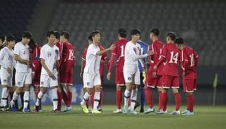 مباراة كوريا الجنوبية والشمالية