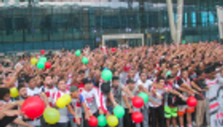 بالصور.. استقبال حاشد لـ"يد الزمالك" أبطال أفريقيا