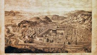 الكعبة المشرفة تظهر في معرض 