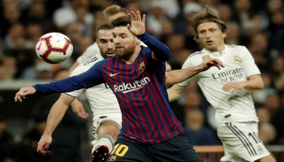 ميسي ضد ريال مدريد